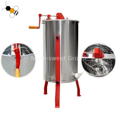 China Centrifuge For Honey 3 Frames Manual Honey Extractor for sale