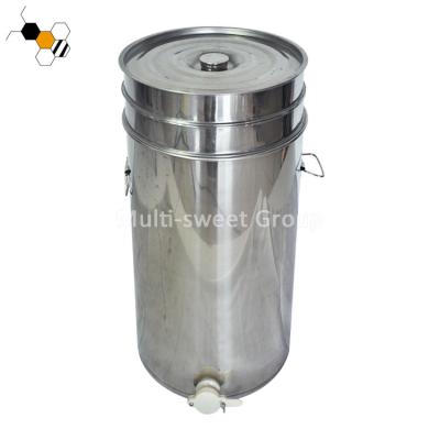 China Double Layer Strainer 40cm Diameter SS201 Honey Bottling Tank for sale