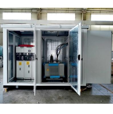 China Packaged Durable Using Power Mobile Compact Substation Transformer  Unit en venta