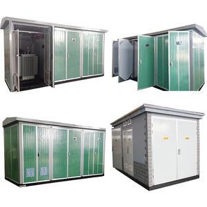 China Mobile Prefabricated Compact Transformer Substation Outdoor Box Type for sale