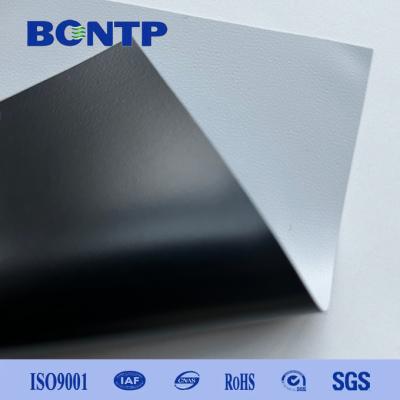 China Pantalla de proyección blanca mate de tejido de PVC para proyectores exteriores para proyectores domésticos en venta