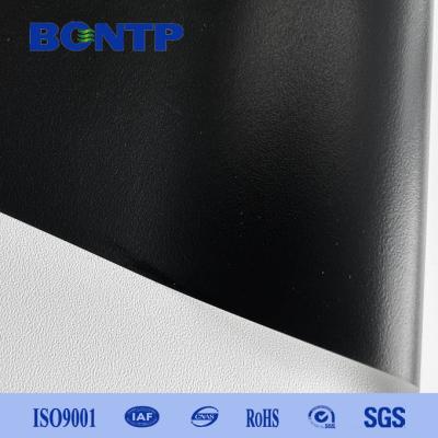 China Película de PVC blanco-negro de gran ancho para pantalla de proyección de 0,33 mm en venta