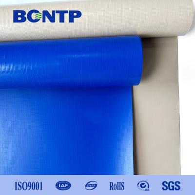 China Anti Mildew Warp Knitting PVC Coated Tarpaulin Fabric 840D waterproof for sale
