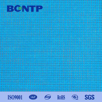 Chine PVC ignifuge Mesh Fabric du vert 250Dx250D 22x19 125gsm de feuille 1.88m à vendre