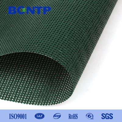 China Fire Retardant PVC Mesh Fabric  vinyl coated woven polyester mesh fabric high strength  anti -uv for sale