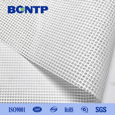 China 1000D PVC Vinyl Coating Polyester Mesh Fabric With Liner for printing mesh high stength for sale