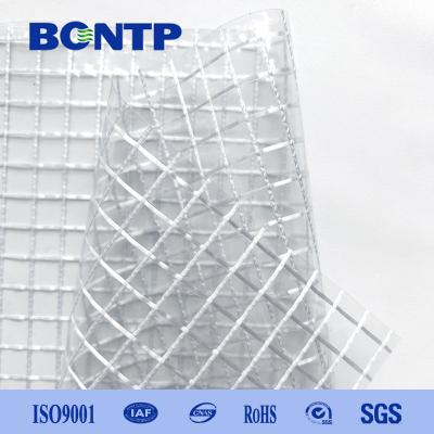 Chine Le PVC clair de bâche de PVC de Mesh Plastic Clear a enduit la bâche à vendre