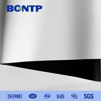 中国 0.25mm ホワイト・ブラックプロジェクションフィルム 固定フレームスクリーン用プロジェクションスクリーン布 販売のため