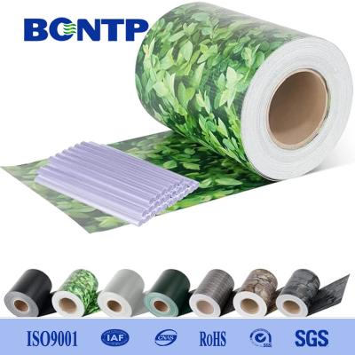 China PVC Strips Tarpaulin Garden Fence Roll PVC Strip Fence for Wire Mesh Panel for sale