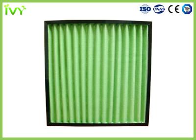 China Primary Pleated Pre Filter Synthetic Fiber G4 Air Filter With ABS Plastic Frame for sale
