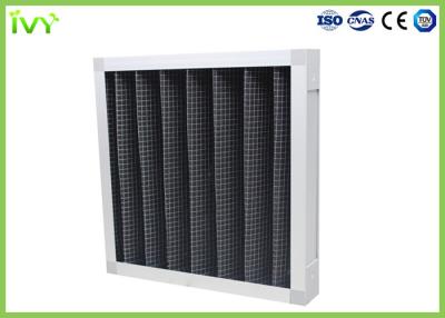 China Active Carbon Panel Air Filter Replacements G3 Prefilter 5um Porosity for sale