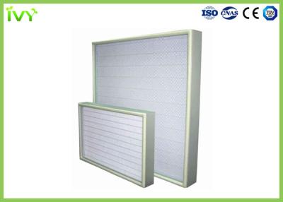 China Mini Pleat Operating Room HEPA Air Filter With Large Air Flow for sale
