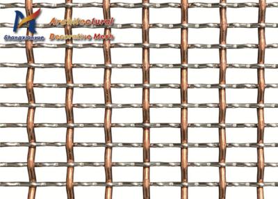 China Wall Decorative Metal Mesh Sheets 8mm Decorative Brass Mesh Screen for sale
