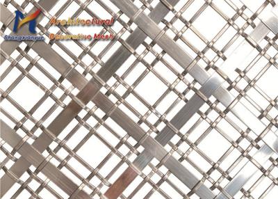 China 8m Architectural Woven Wire Mesh Ceilings Antique Finish for sale