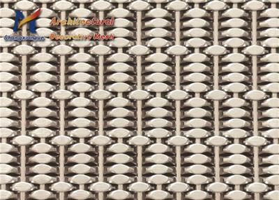 China 7.8mm Architectural Woven Metal Mesh Pattern Stainless Steel 316 for sale
