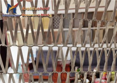 China Club Hotel Mild Steel Wire Mesh Partition Panels 1mm 6mm for sale