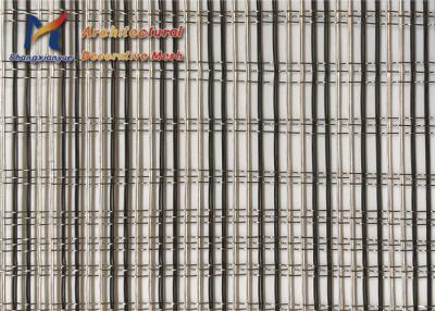 China Bulletproof Silver Glass Wire Mesh 30m Aluminum Woven Wire Mesh for sale
