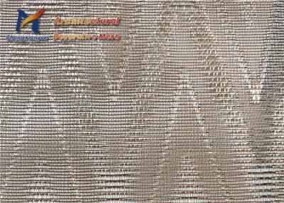 China Golden Baroque Glass Wire Mesh 0.1mm Fine Wire Mesh Panels for sale