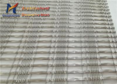 China SS316L Glass Wire Mesh 30m 1.2mm Laminated Glass With Fabric Interlayer for sale