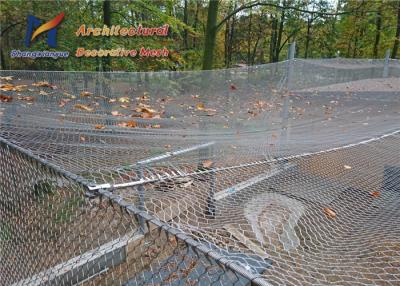 中国 フェルール2.4mmのステンレス鋼 ロープの網の動物のエンクロージャの緑化は保護する 販売のため