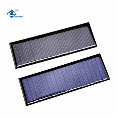 Chine panneau solaire 5.5V photovoltaïque 90x30x2.5mm du panneau solaire ZW-9030 de la résine 0.3W époxyde à vendre