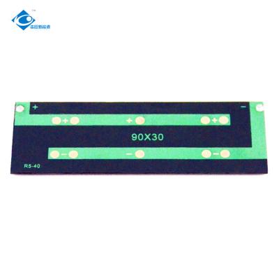 China 0.35W Customized Epoxy Solar Panel 6V Outdoor Lightweight Silicon Solar Module ZW-9030-6V for sale