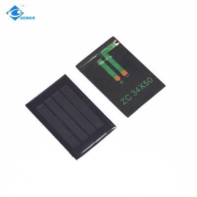 China el panel híbrido termal solar 70mA del panel solar ZW-3450 4 de 0.1W 2V del pvt adhesivo de epoxy de la batería en venta