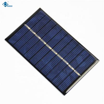 China el panel solar transparente de la resina de epoxy de 5V 0.6W para los paneles solares bifaciales polivinílicos de la eficacia alta del MP3 ZW-9055-5V en venta