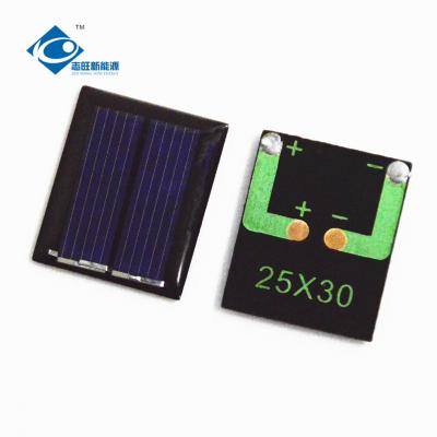 China 1V Transparent Epoxy Adhesive Solar Panel ZW-2530 Customed Mini Epoxy Solar Panel 0.1W for sale