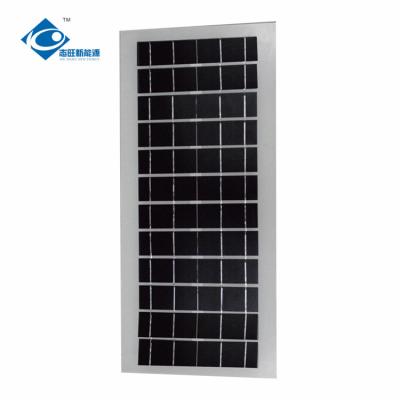 Китай Панель солнечных батарей ZW-10W-6V стеклянная прокатанная для на открытом воздухе filexable солнечного заряжателя 6V 10W продается