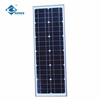 China 30W 18V Poly Portable Potovoltaic Solar Panel ZW-30W-18V-1 Glass Risen Energy Solar Panel Charger for sale