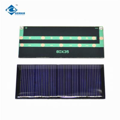 China ZW-8035 Popular Mini Portable Solar Panel 0.43W Custom Mini Epoxy Solar Panel 5.5V Solar Panels Charger for sale