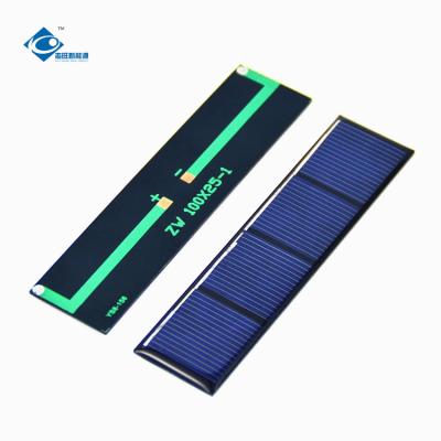 China painel solar cristalino poli solar 228MA atual curto de painel ZW-10025-2V da mini cola Epoxy de 2V 0.33W à venda