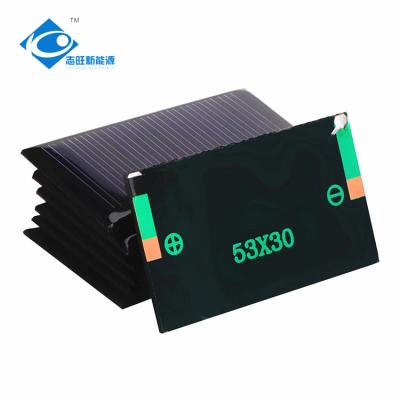 China módulo solar 5V 68MA del picovoltio del silicio ligero policristalino de los paneles solares ZW-5330 de 0.15W ROHS en venta