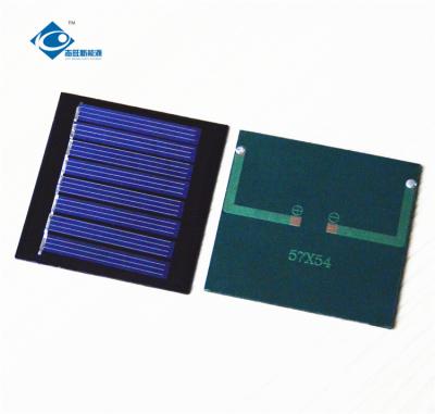 China 4V Customized Epoxy Solar Panels ZW-5754 Epoxy Adhesive Solar Panel Charger 0.25W Solar Energy Panels for sale