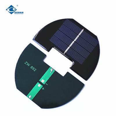 China 0.3W Customized Epoxy Adhesive Solar Panel ZW-Dia892 Transparent Epoxy Resin Solar Panel 2V for sale