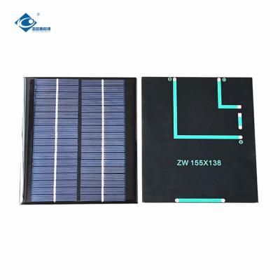 China Painel solar solar 18V 90G de resina de cola Epoxy do módulo 2.2W do picovolt do silicone ZW-138155 de pouco peso à venda