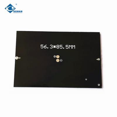 China 0.5W PET semi-flexible solar panel ZW-563855 Foldable Lightweight Mini Solar Panels 5.5V for sale