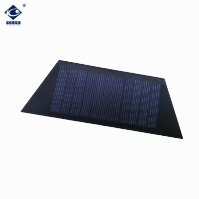 China ZW-130847 PET Trickle Charging Solar Panel Battery Charger 5.5V Lightweight Silicon Solar PV Module 0.5W for sale