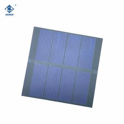 China 0.8W Semi-flexible Solar Panels ZW-8080-P Square PET Portable Solar Panels 2V Customizable Solar Panels for sale