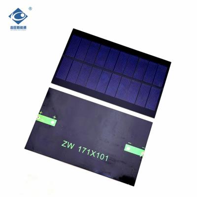China High Efficiency 2W With 10 Years Guarantee 5V PET Semi Flexible Waterproof Solar Panel ZW-171101 for sale