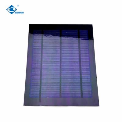 中国 6V All Black Semi-flexible Solar Panels 3W 4W 5W 6W PET Solar Panel ZW-4W-PET Customizable Solar Panel 販売のため