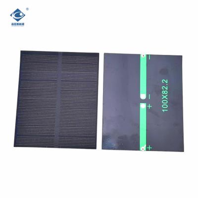 China ZW-100822 PET Solar Photovoltaic Panel Ultralight Charger 1.0W Lightweight Solar PV Module 5V à venda