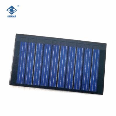 中国 ZW-537307 ETFE/PET Semi Flexible Solar Panel 0.15W PET Laminated Small Size Solar Panel 5V 販売のため