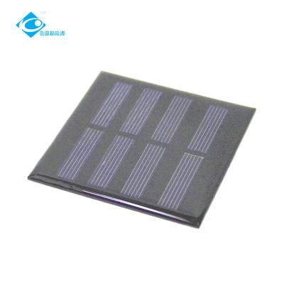 중국 2V 경량 태양 광전지 패널 ZW-7676 주문 모양 태양 전지판 0.4W 12g 판매용