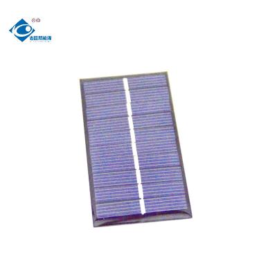 China 10 células solares 0.5W 5V transparentes baratas residenciais dos painéis de energias solares ZW-8043 da bateria à venda