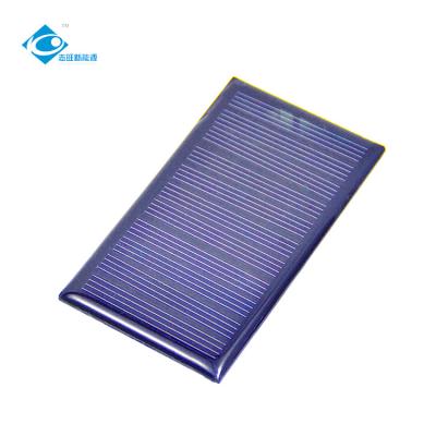China 0.52W Epoxy Adhesive Transparent Solar Panel 5.5V Optimizer Solar Battery Charger ZW-8045 for sale