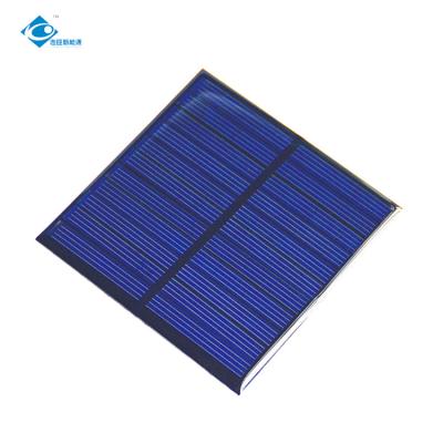 中国 キャンプの太陽電池パネルの発電所15gのためのZW-8484エポキシ樹脂太陽電池パネルの充電器5V 1W 販売のため