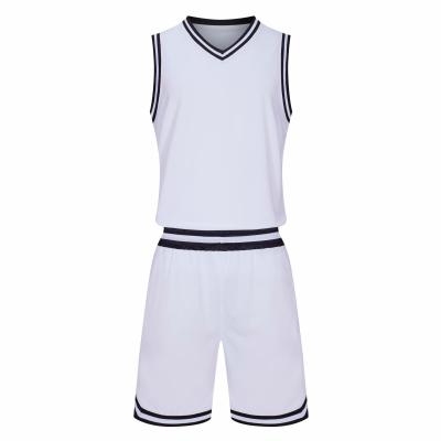 China Custom Polyester Material Uniforms Quick-drying Youth Basketball Uniforms men kids unisex basketball set for sale