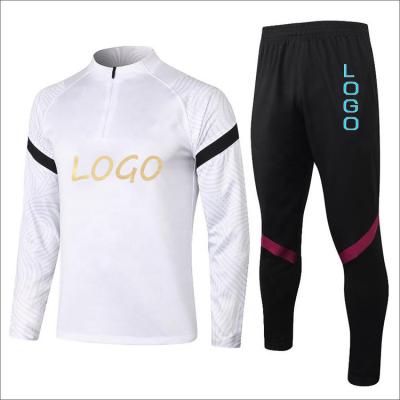 China Customized Sport Plain Professional Soccer Reflective Tracksuit Unisex for sale